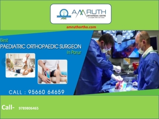 Best Orthopedic Doctor In Chennai