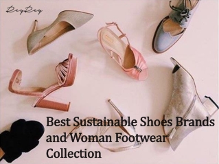 Best Sustainable Shoes Brands and Woman Footwear Collention