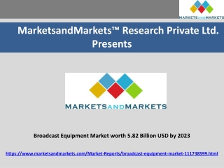 Broadcast Equipment Market