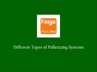 Palletizing System Industry