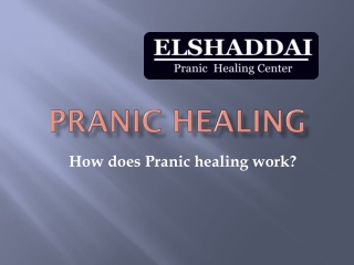How does Pranic healing work