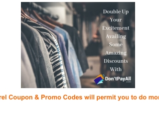 Savings Assured with Don’tPayAll Apparel Coupon & Promo Codes