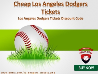 Los Angeles Dodgers Tickets | Los Angeles Dodgers Tickets Promo Code