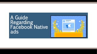 A Guide Regarding Facebook Native ads