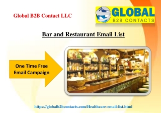 Bar and Restaurant Email List