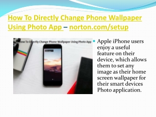 How To Directly Change Phone Wallpaper Using Photo App