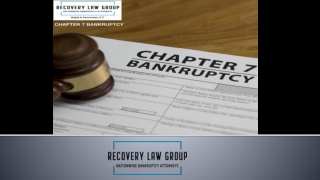 File Bankruptcy Under The Guidance Of An Experienced Bankruptcy Attorney?