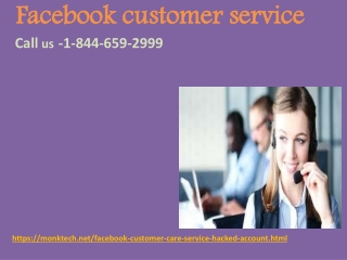 Get the best techies at Facebook customer service, dial 1-844-659-2999