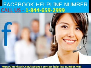 Get real solutions to FB tech issues, call Facebook helpline number 1-844-659-2999