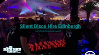 Silent Disco Hire Edinburgh