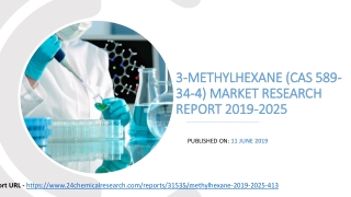 3-Methylhexane (CAS 589-34-4) Market Research Report 2019-2025