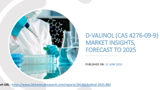 D-valinol (cas 4276-09-9) market insights, forecast to 2025