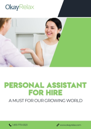 Personal Assistant For Hire