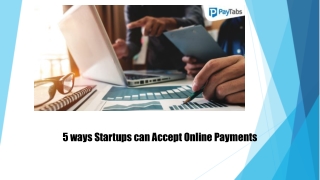 5 ways Startups Can Accept Online Payments