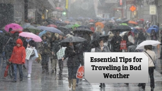 Essential Tips for Traveling in Bad Weather