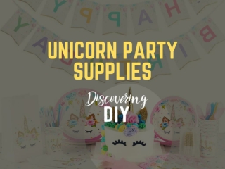 Unicorn Party Supplies