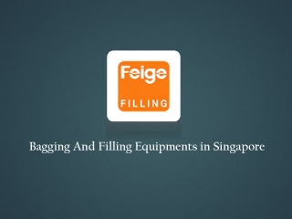 Bag Filling Machines