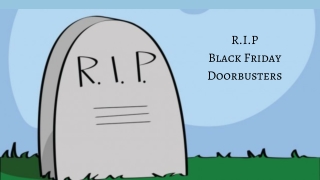 R.I.P Black Friday Doorbusters - Panda Cashback