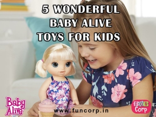 5 Wonderful Baby Alive Toys for Kids