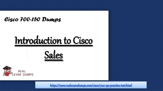 Make Your CISCO 700-150 Exam Success Assurace With Realexamdumps.com Verified Exam Dumps Questions