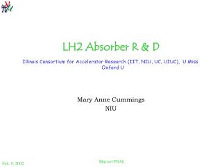 LH2 Absorber R &amp; D