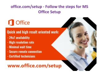 office.com/setup - Follow the steps for MS Office Setup