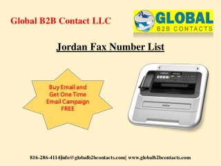 Jordan Fax Number List