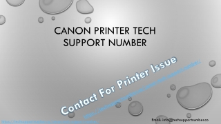 Canon Printer Helpline Number