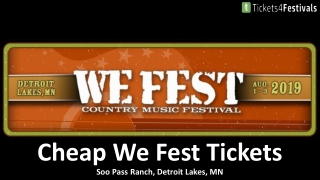 We Fest Tickets Cheap | We Fest Tickets Coupon