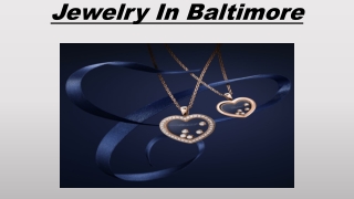 jewelry in Baltimore