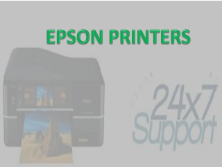 Epson Printer Support