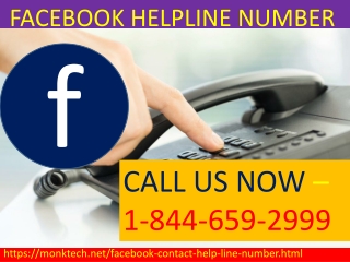 Solve Facebook privacy issues, call Facebook helpline number 1-844-659-2999