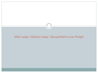 Michael Ladge | Mike Ladge