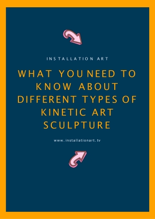 What You Need to Know About Different Types of Kinetic Art Sculpture