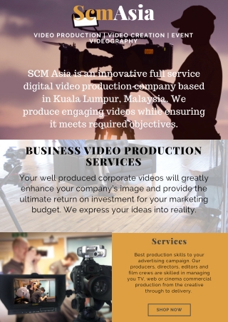 Video Production Company Malaysia