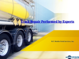 Truck Repair Performed by Experts