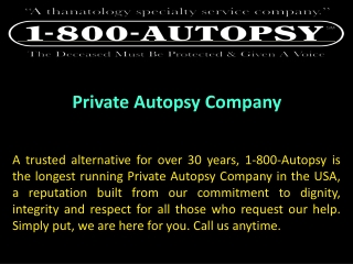 Private Autopsy