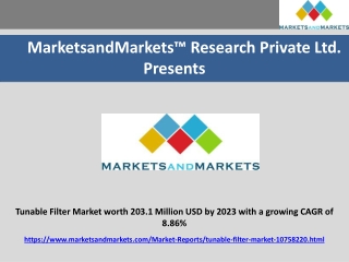 Tunable Filter Market