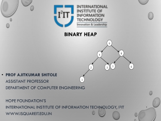 Binary Heap - Department of Computer Engineering
