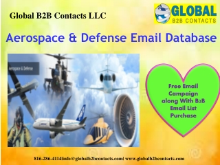 Aerospace & Defense Email Database