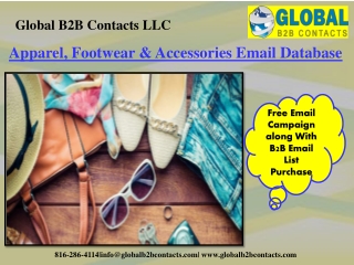 Apparel, Footwear & Accessories Email Database