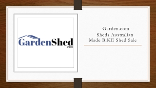 Garden Sheds in Melbourne, Brisbane, Sydney - 20% Off June | Gardenshed.com