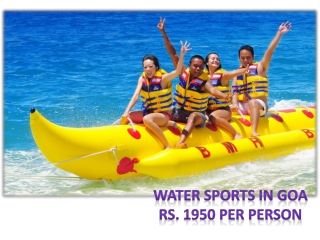 Water Sports in Goa
