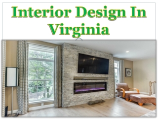Interior Design In Virginia
