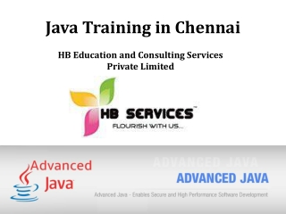 Java Training in Chennai