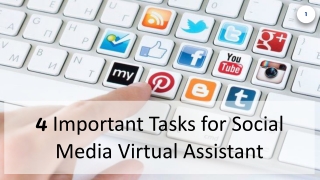4 Important Tasks for Social Media Virtual Assistant