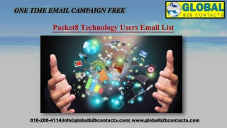 Packet8 Technology Users Email List