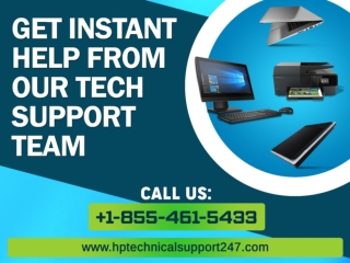 Call HP Tech Support Phone Number 1-855-461-5433 to Get Instant Support