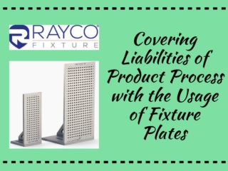 Select our standard and best Fixture Plates for your specific need