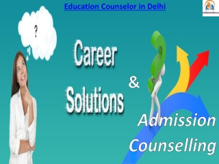 Admission Counselor in India